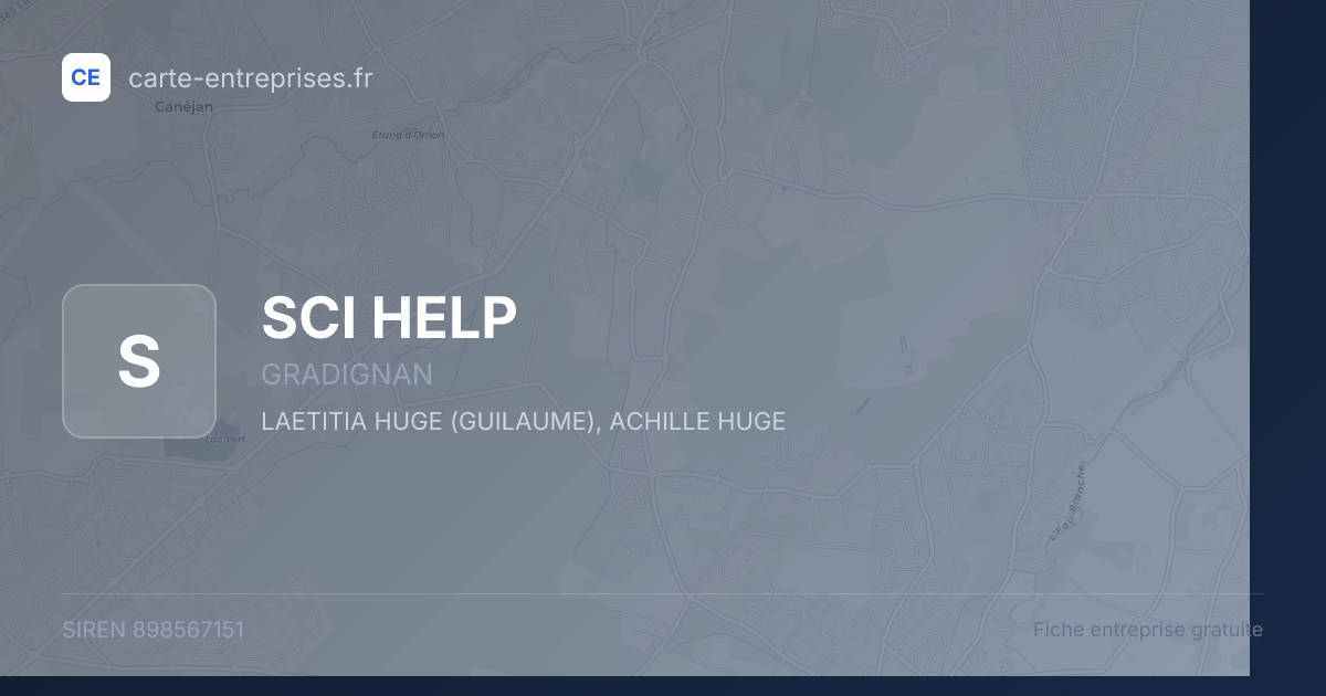 SCI HELP — 898567151 — fiche entreprise