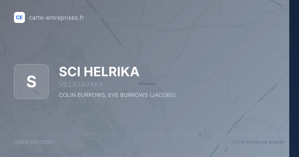 SCI HELRIKA — 449131267 — fiche entreprise