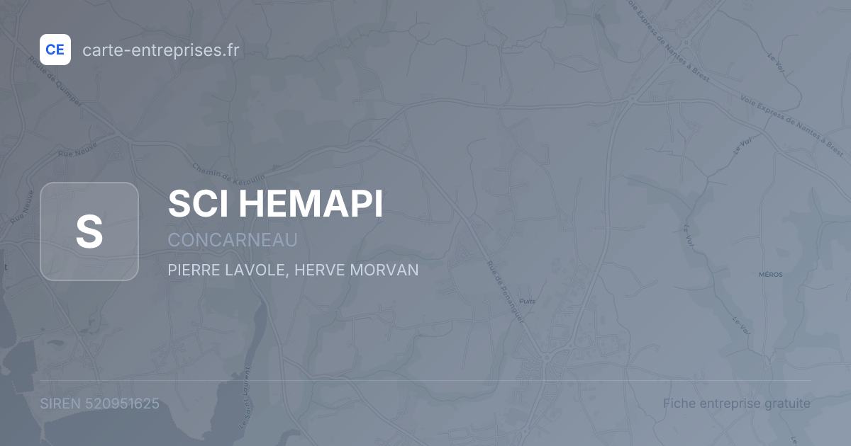 SCI HEMAPI — 520951625 — fiche entreprise