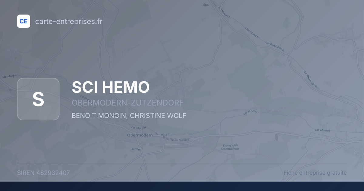 SCI HEMO — 482932407 — fiche entreprise