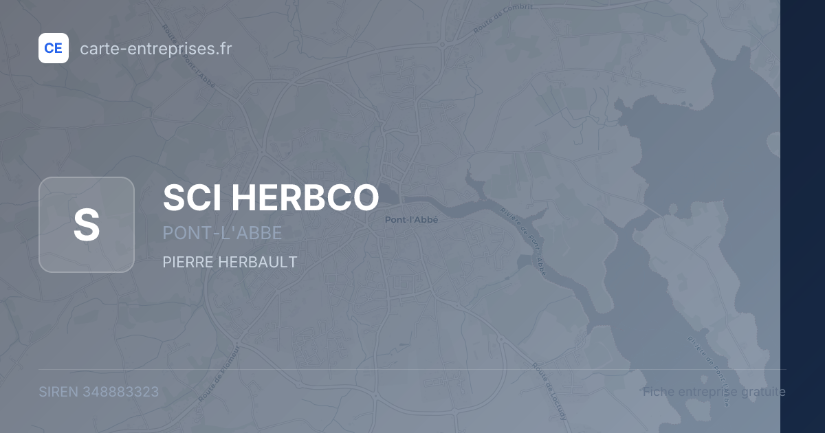 SCI HERBCO — 348883323 — fiche entreprise