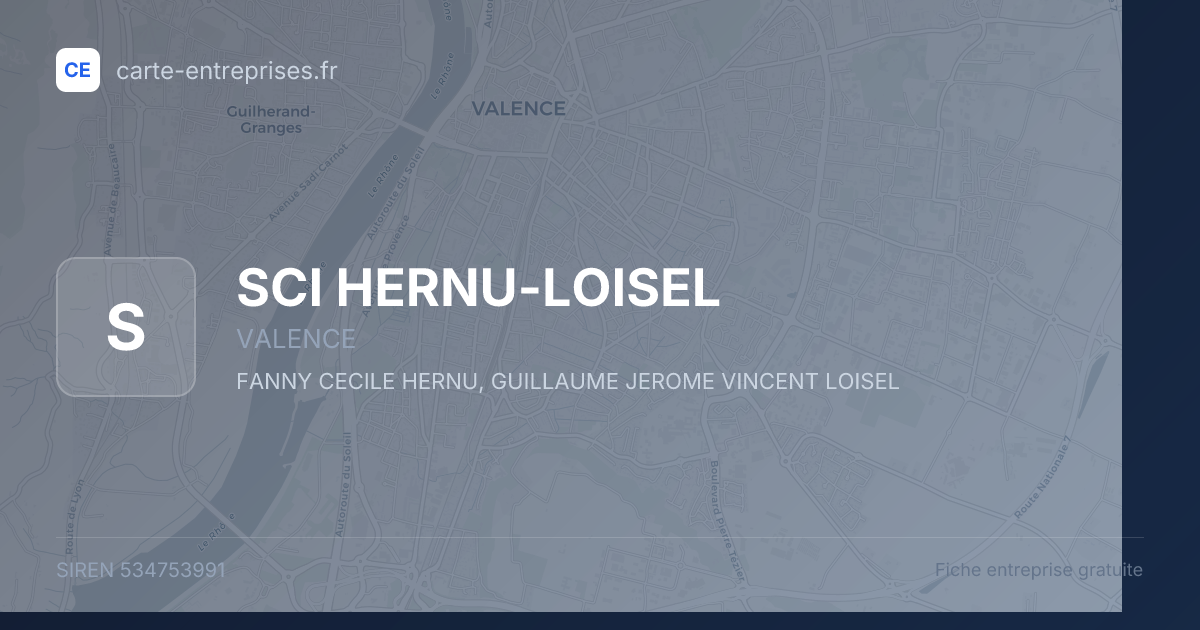 SCI HERNU-LOISEL — 534753991 — fiche entreprise