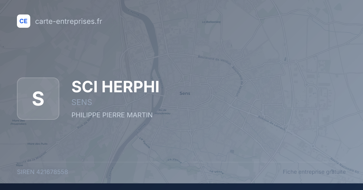 SCI HERPHI — 421678558 — fiche entreprise