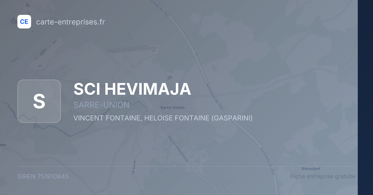 SCI HEVIMAJA — 751910845 — fiche entreprise