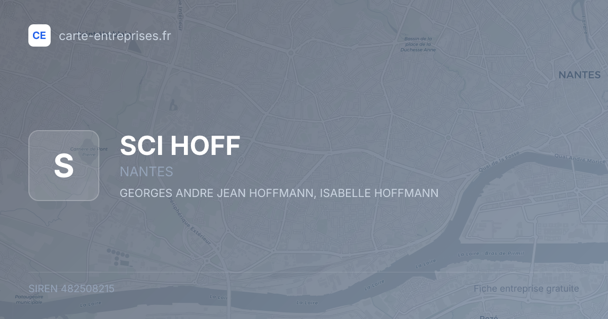 SCI HOFF — 482508215 — fiche entreprise