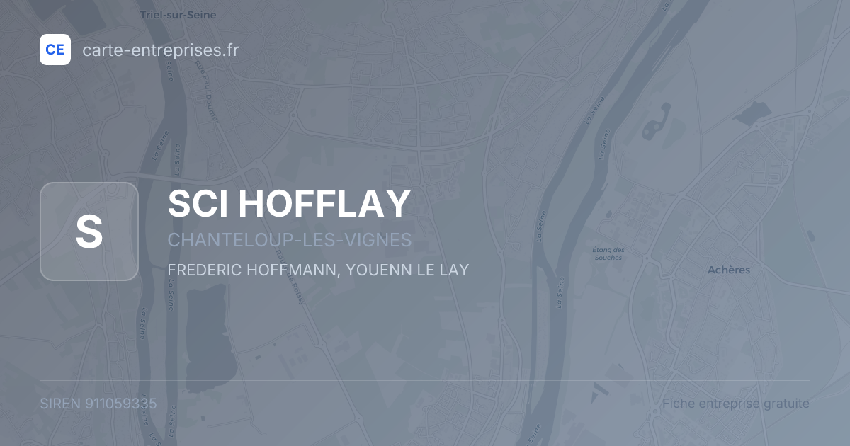 SCI HOFFLAY — 911059335 — fiche entreprise