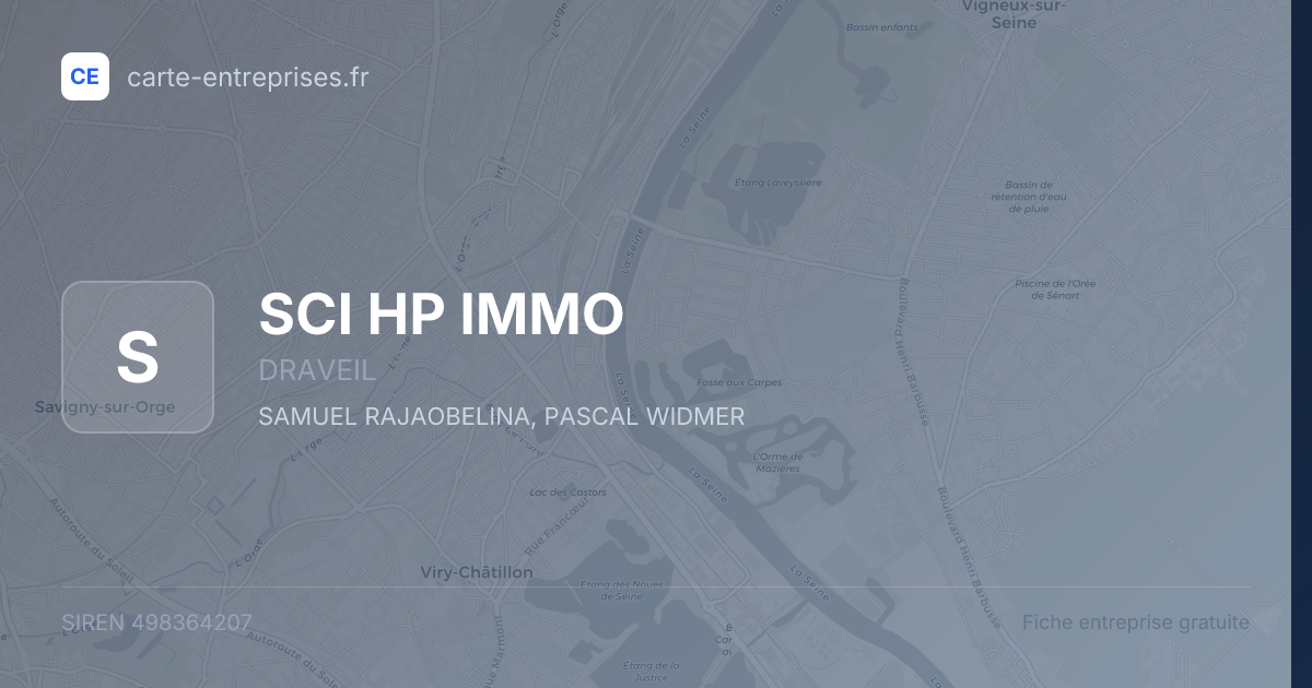 SCI HP IMMO — 498364207 — fiche entreprise