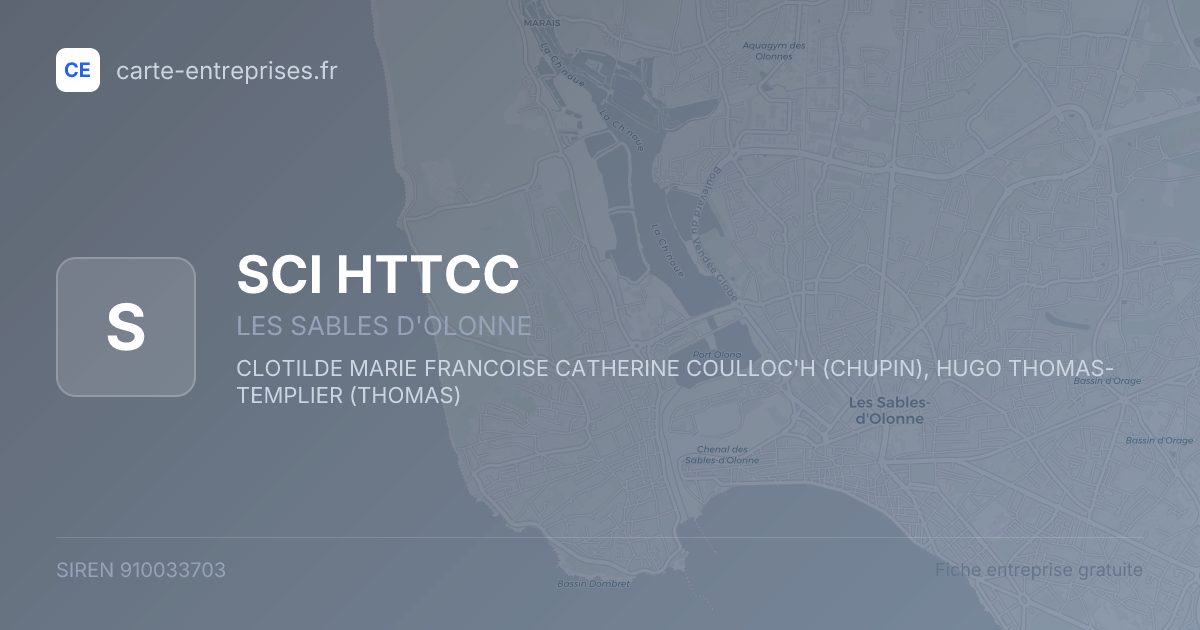 SCI HTTCC — 910033703 — fiche entreprise