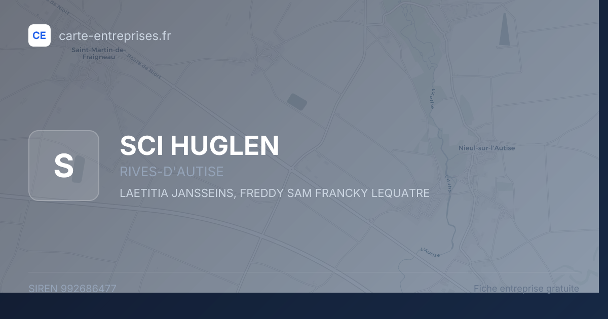 SCI HUGLEN — 992686477 — fiche entreprise