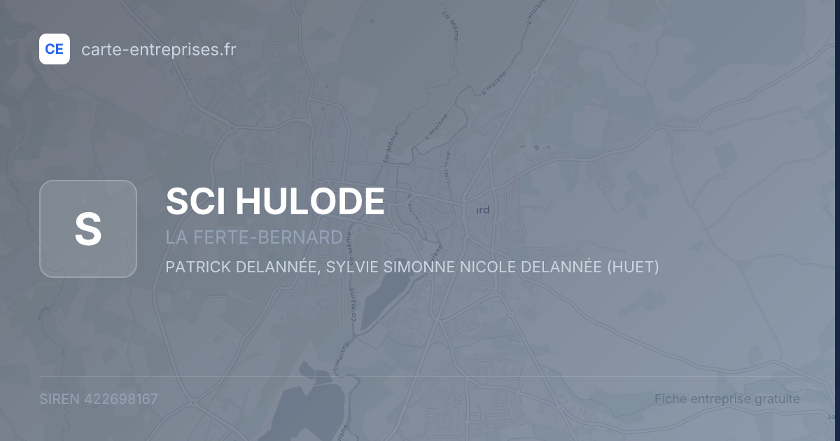 SCI HULODE — 422698167 — fiche entreprise