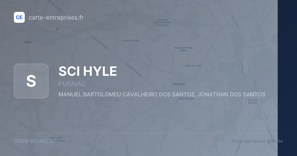 SCI HYLE — 902462167 — fiche entreprise