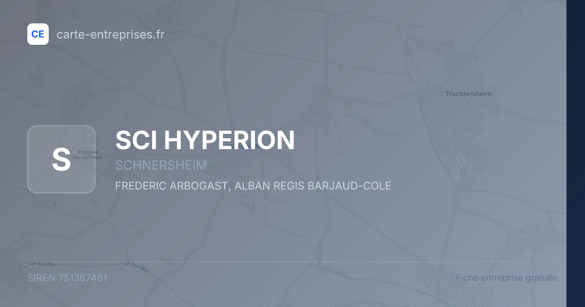 SCI HYPERION — 751387481 — fiche entreprise