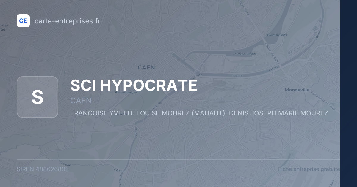 SCI HYPOCRATE — 488626805 — fiche entreprise