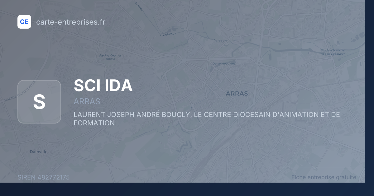 SCI IDA — 482772175 — fiche entreprise