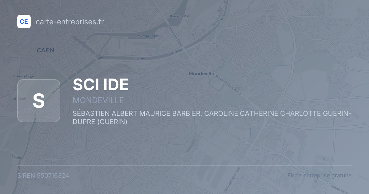 SCI IDE — 950716324 — fiche entreprise