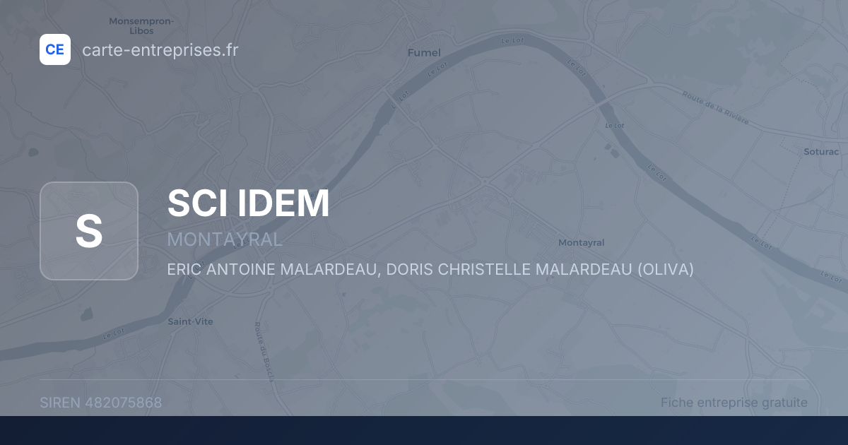 SCI IDEM — 482075868 — fiche entreprise
