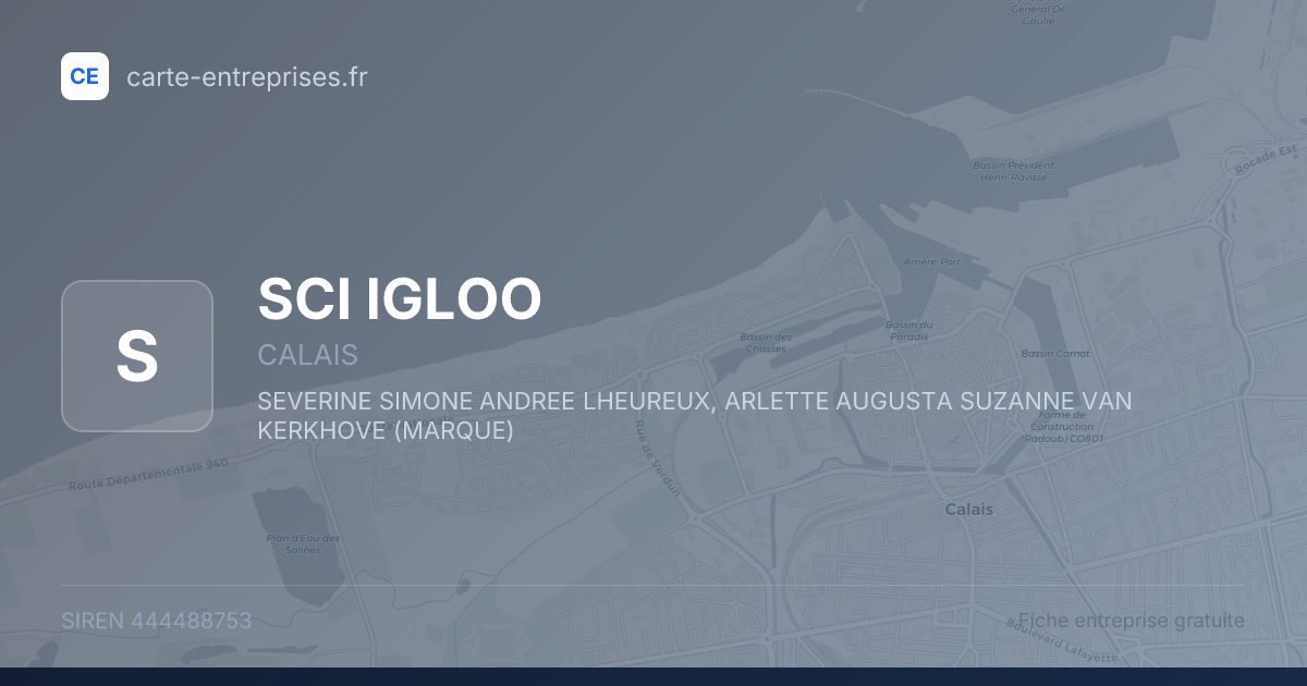 SCI IGLOO — 444488753 — fiche entreprise