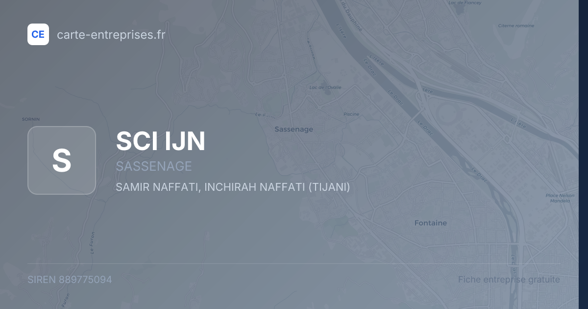 SCI IJN — 889775094 — fiche entreprise