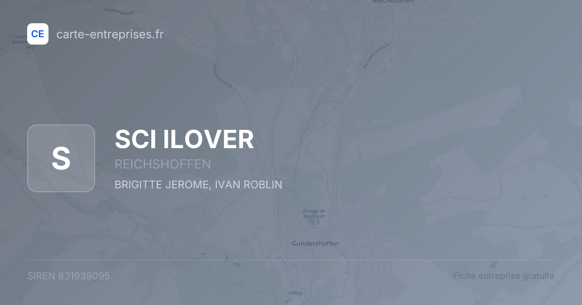 SCI ILOVER — 831939095 — fiche entreprise