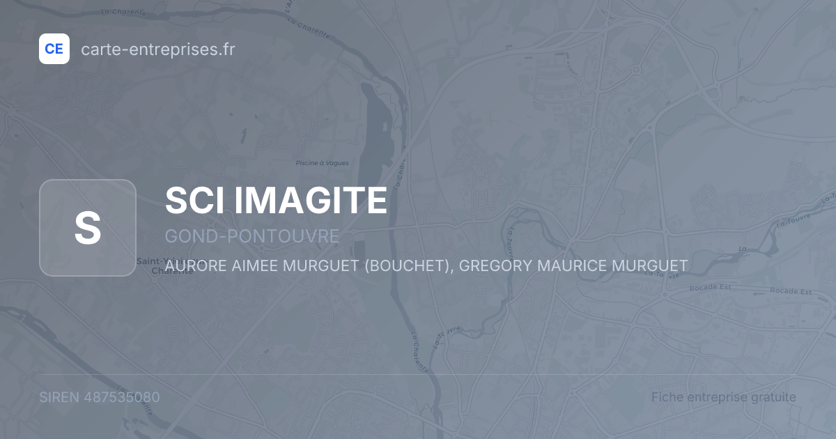 SCI IMAGITE — 487535080 — fiche entreprise