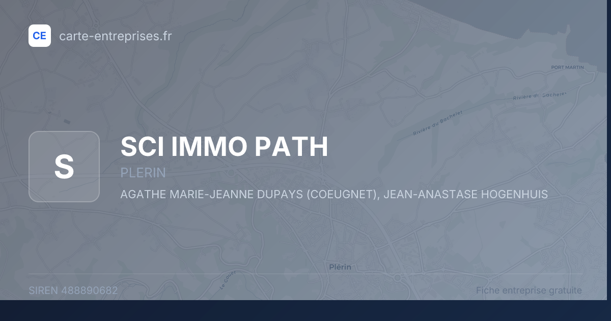 SCI IMMO PATH — 488890682 — fiche entreprise