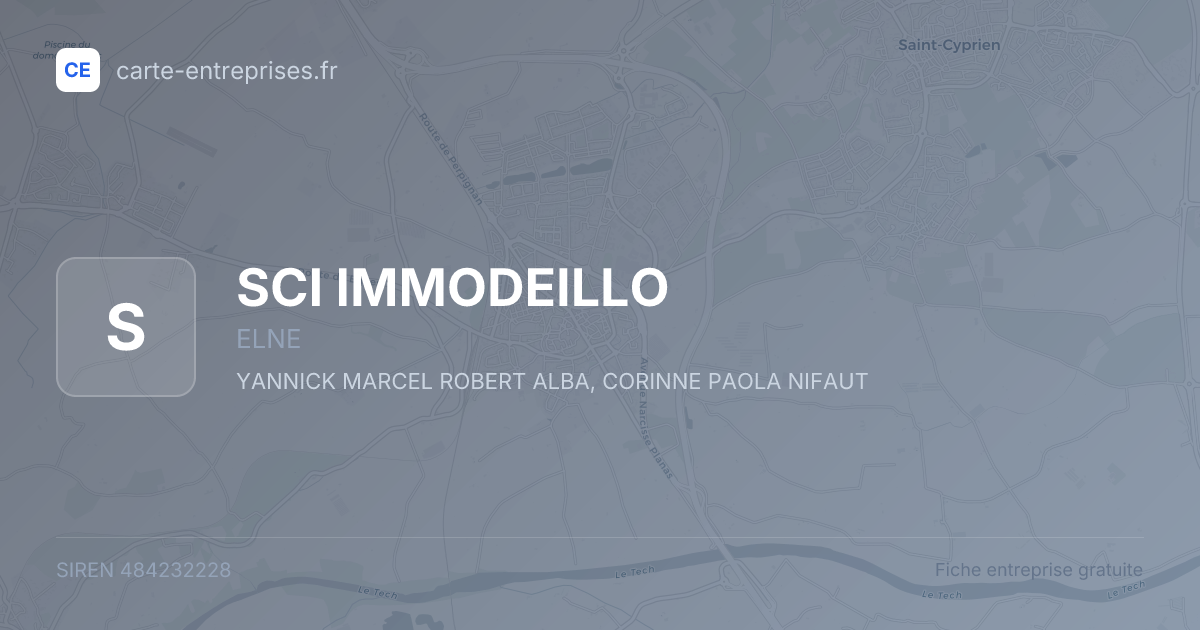 SCI IMMODEILLO — 484232228 — fiche entreprise