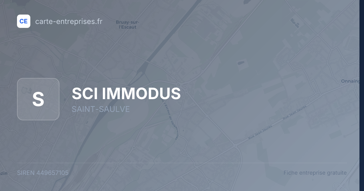 SCI IMMODUS — 449657105 — fiche entreprise