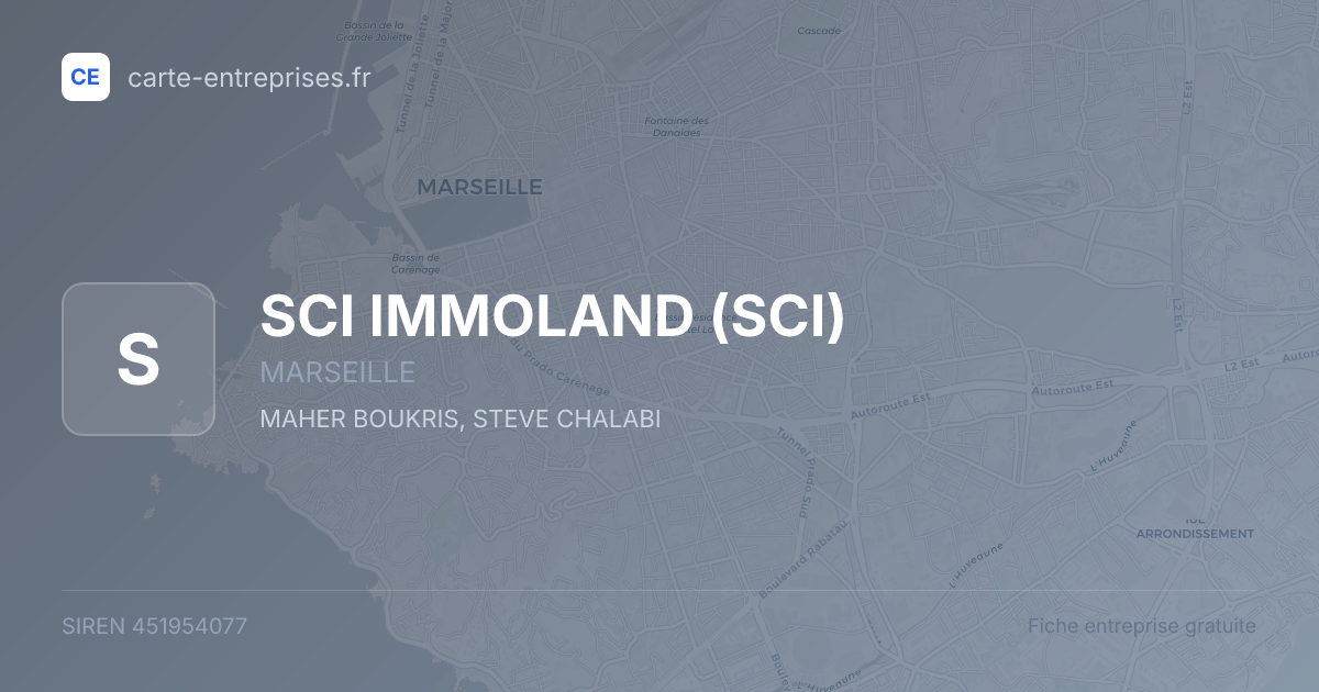 SCI IMMOLAND (SCI) — 451954077 — fiche entreprise