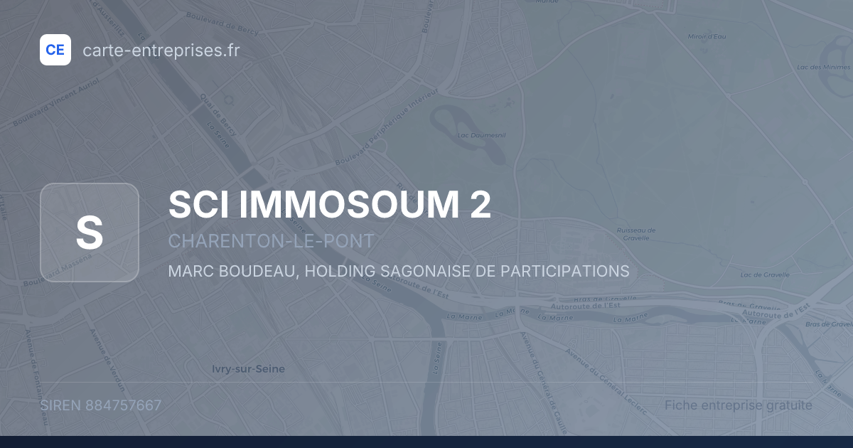 SCI IMMOSOUM 2 — 884757667 — fiche entreprise