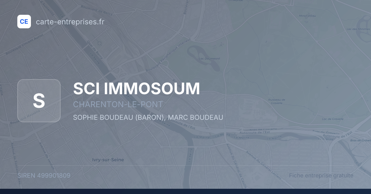 SCI IMMOSOUM — 499901809 — fiche entreprise