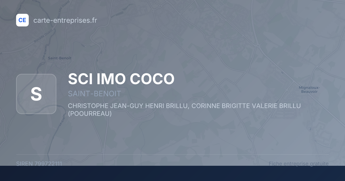 SCI IMO COCO — 799722111 — fiche entreprise
