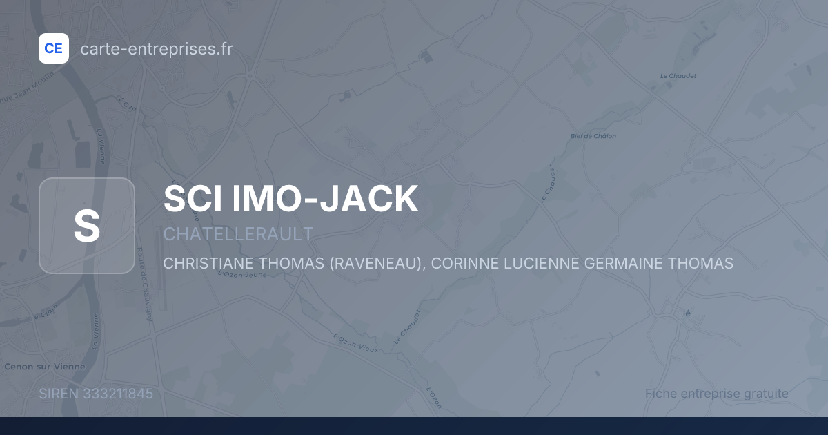 SCI IMO-JACK — 333211845 — fiche entreprise