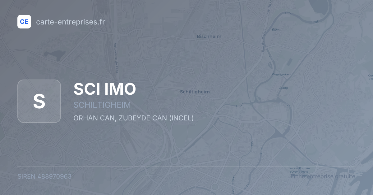 SCI IMO — 488970963 — fiche entreprise