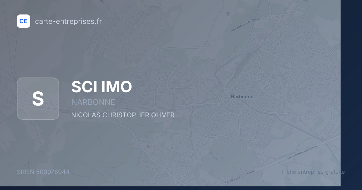 SCI IMO — 500078944 — fiche entreprise