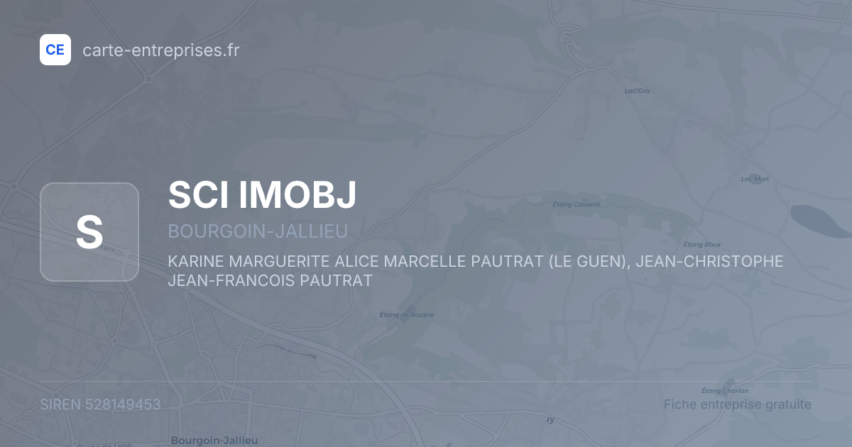 SCI IMOBJ — 528149453 — fiche entreprise