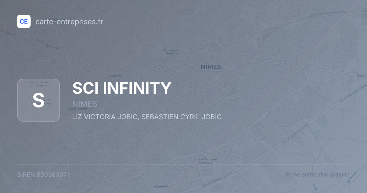 SCI INFINITY — 830383071 — fiche entreprise
