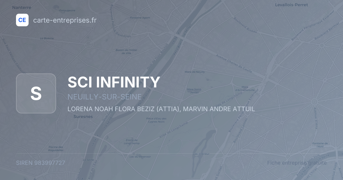 SCI INFINITY — 983997727 — fiche entreprise