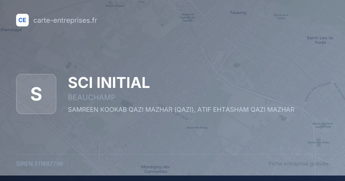 SCI INITIAL — 511887796 — fiche entreprise