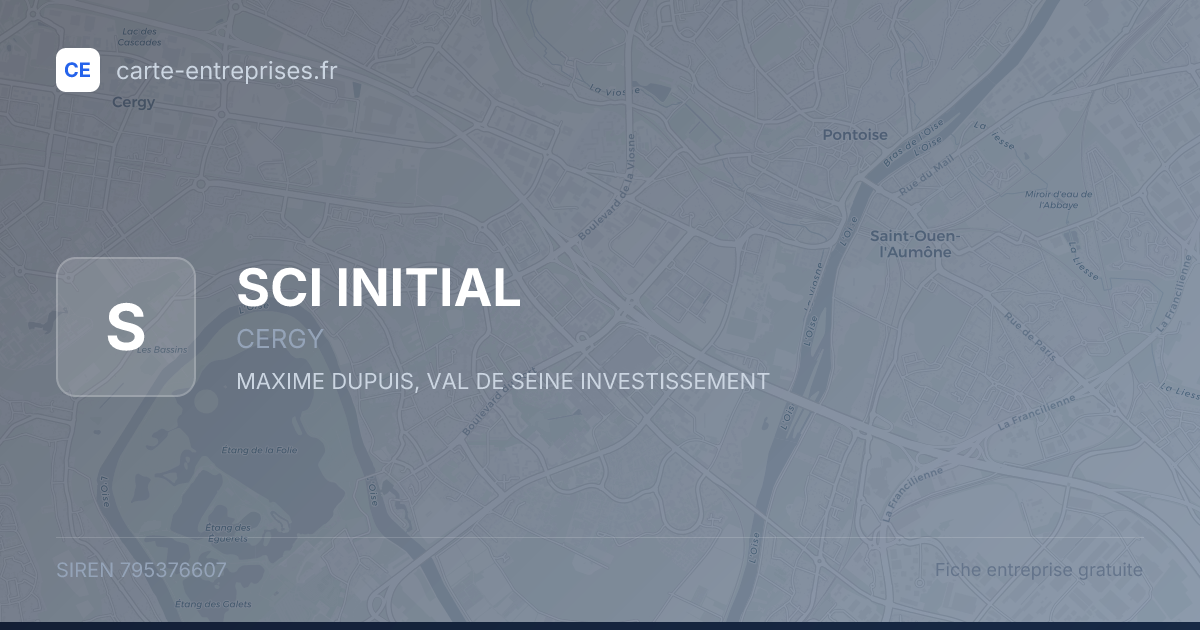 SCI INITIAL — 795376607 — fiche entreprise