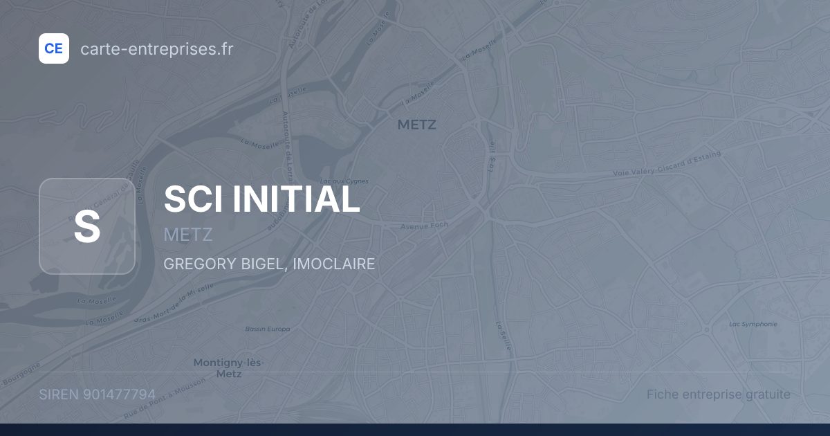 SCI INITIAL — 901477794 — fiche entreprise