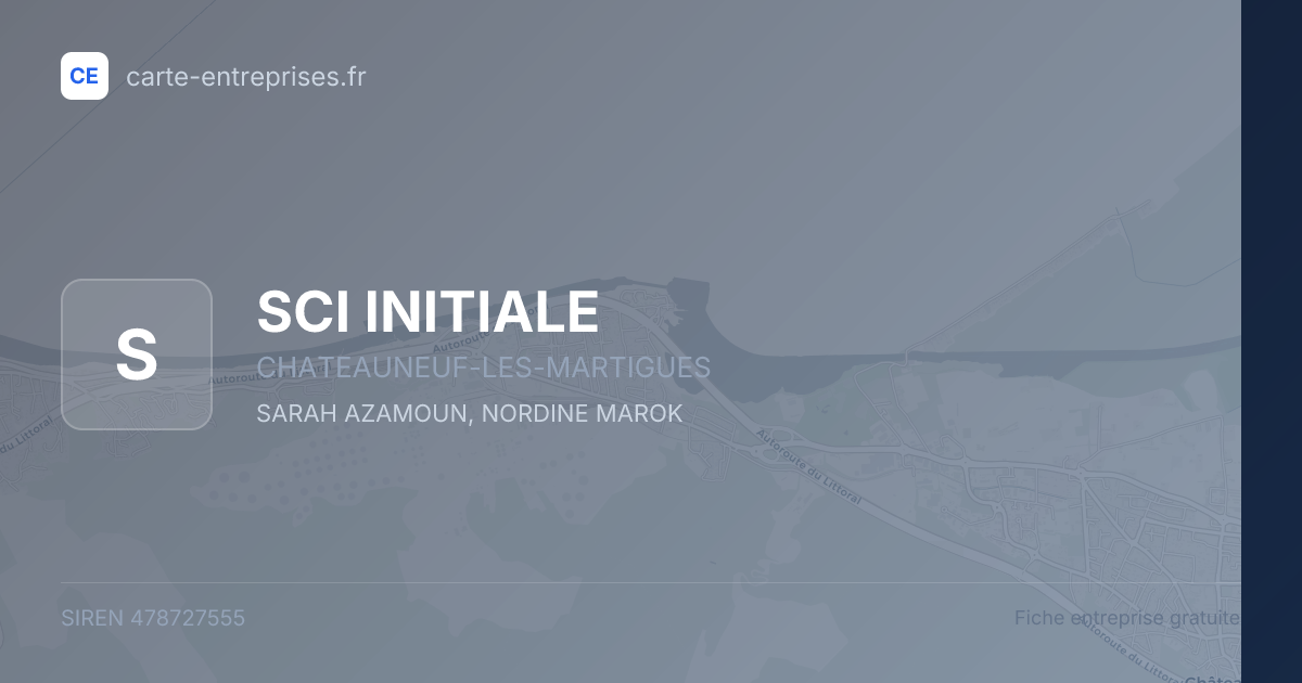 SCI INITIALE — 478727555 — fiche entreprise