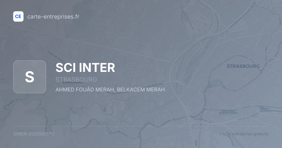 SCI INTER — 990360570 — fiche entreprise