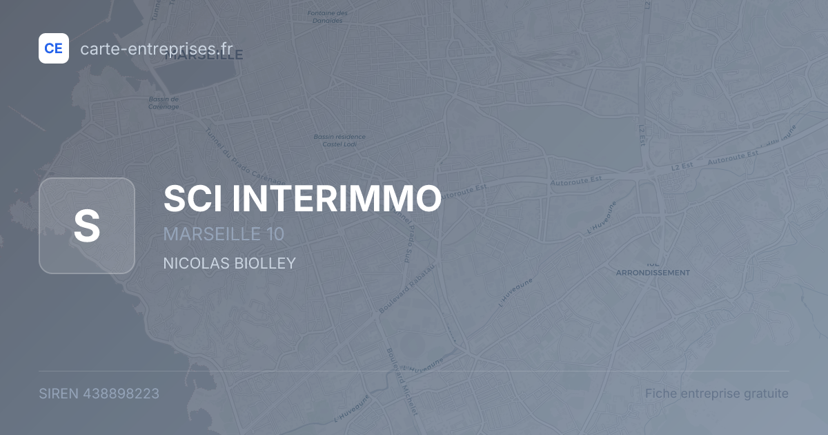 SCI INTERIMMO — 438898223 — fiche entreprise