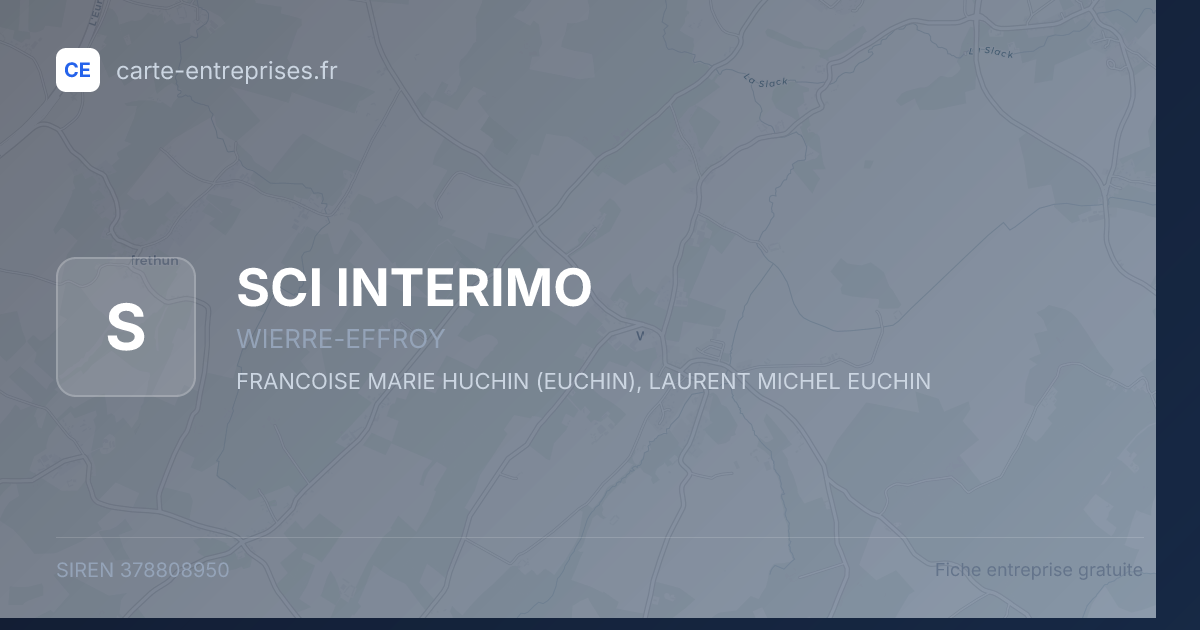 SCI INTERIMO — 378808950 — fiche entreprise