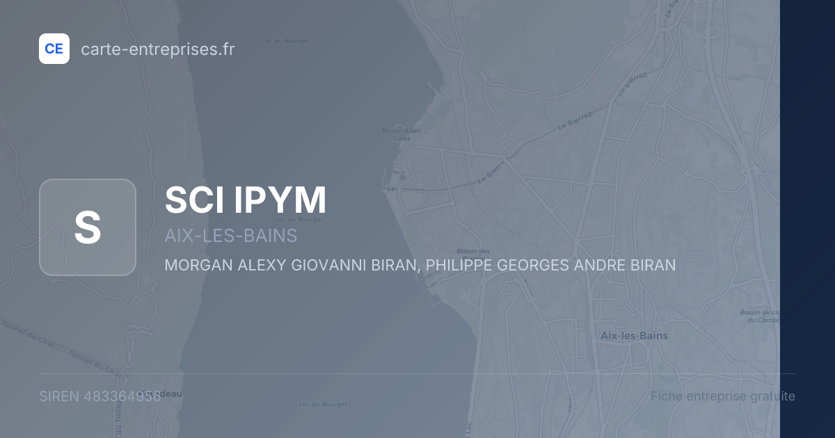 SCI IPYM — 483364956 — fiche entreprise
