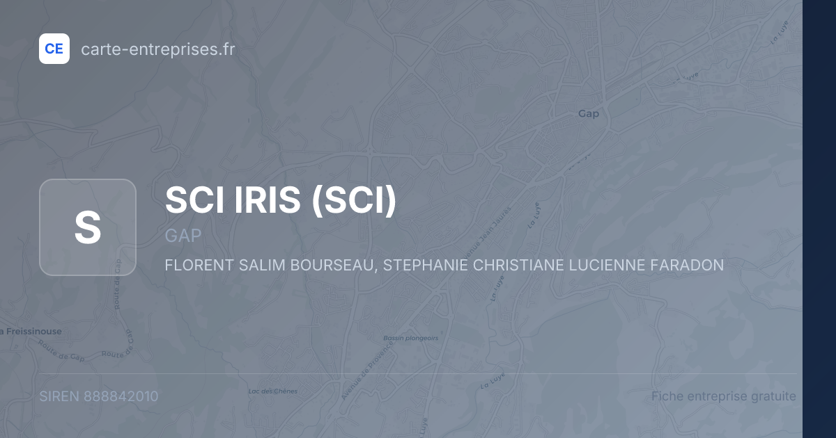 SCI IRIS (SCI) — 888842010 — fiche entreprise