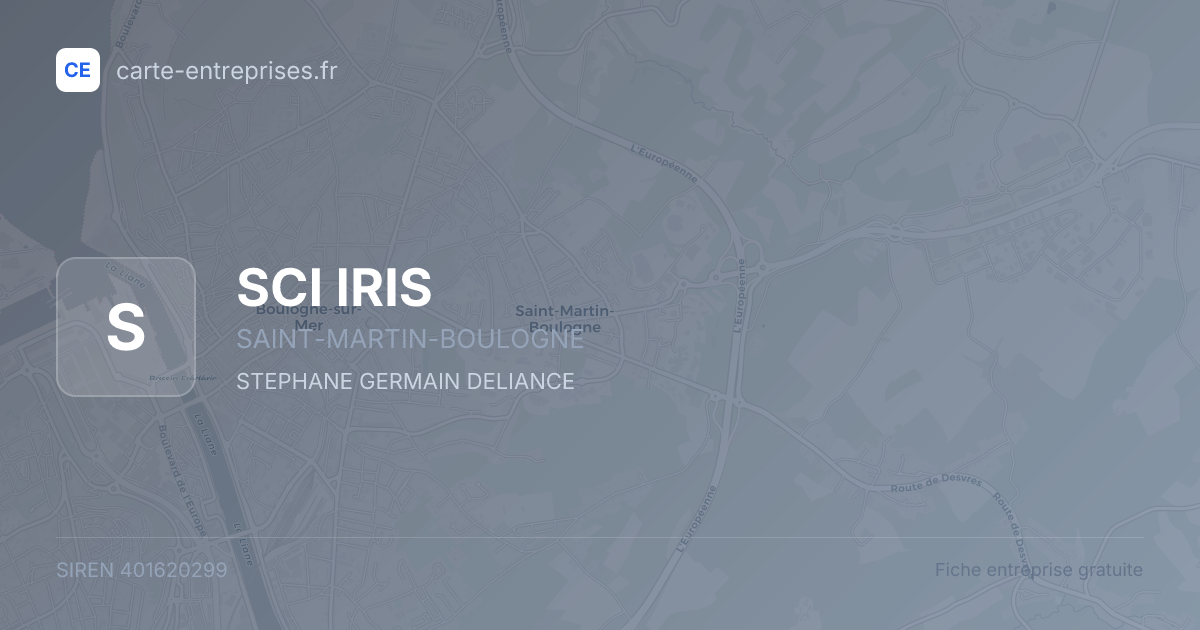 SCI IRIS — 401620299 — fiche entreprise