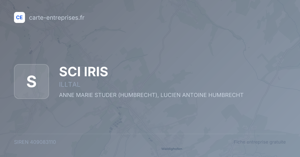 SCI IRIS — 409083110 — fiche entreprise