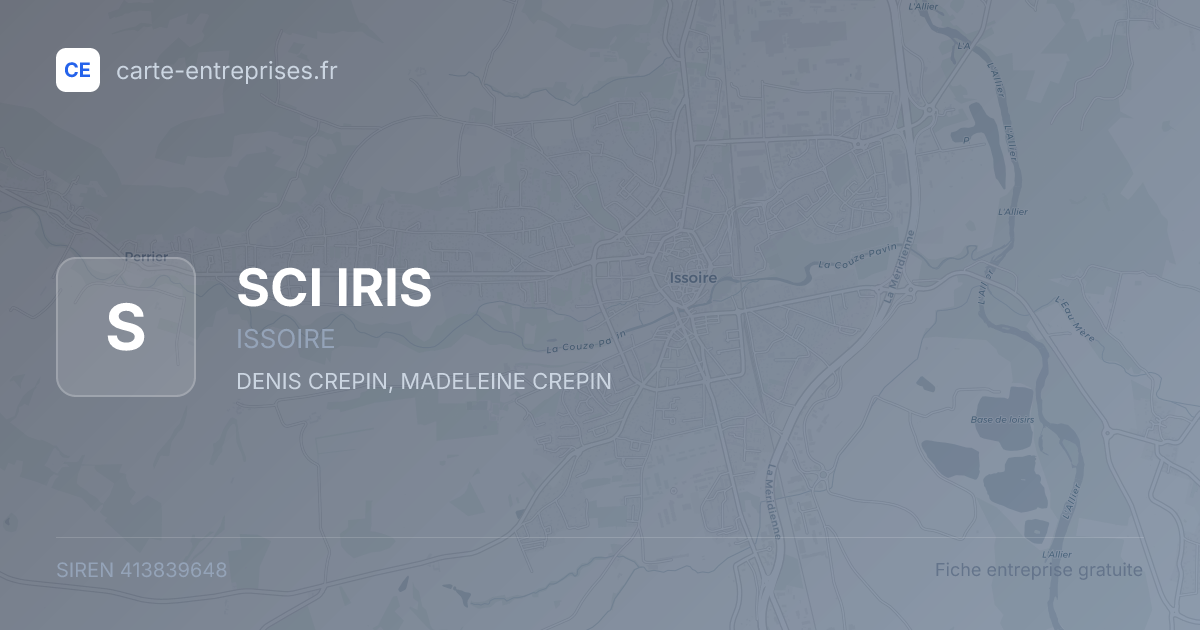 SCI IRIS — 413839648 — fiche entreprise