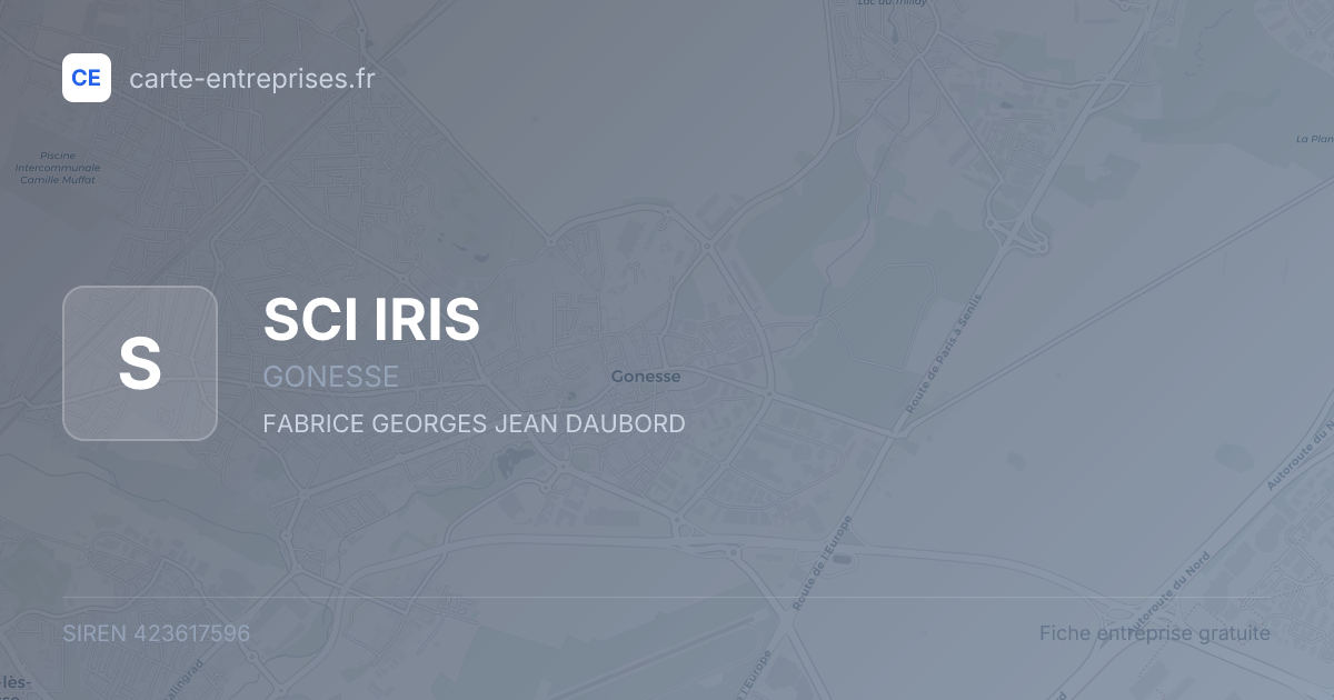 SCI IRIS — 423617596 — fiche entreprise